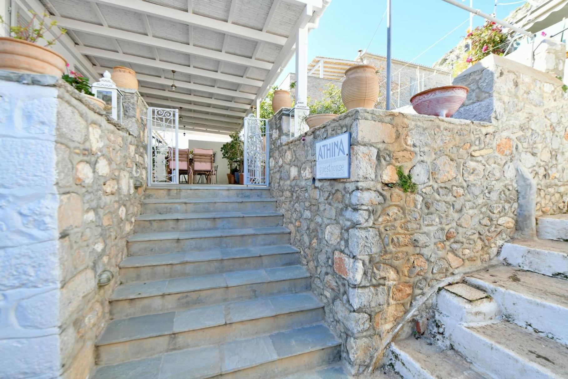 Athina Guesthouse イドラ エクステリア 写真